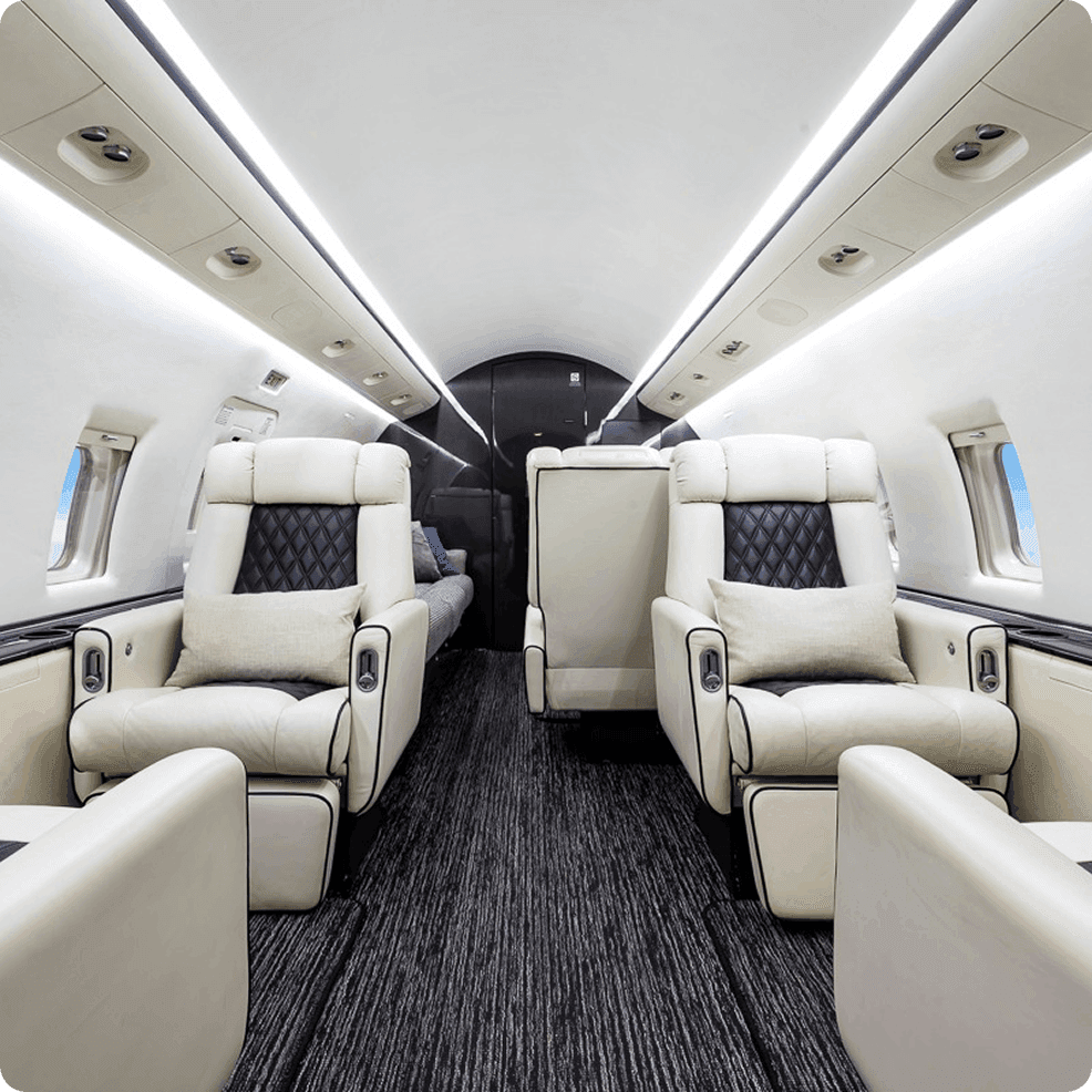 Private Jet Interior