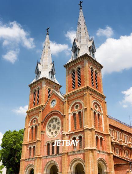 Notre-Dame Cathedral Basilica of Saigon and Saigon Central Post Office