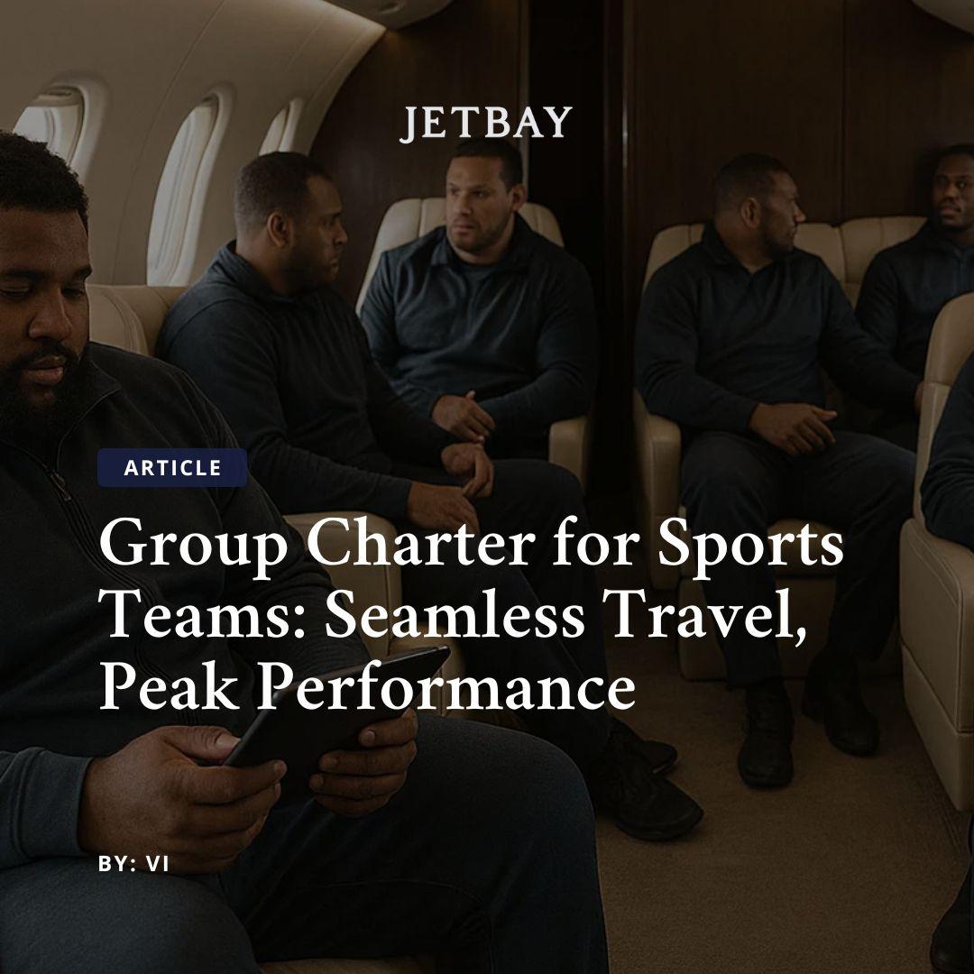 Group Charter for Sports Teams: Seamless Travel, Peak Performance