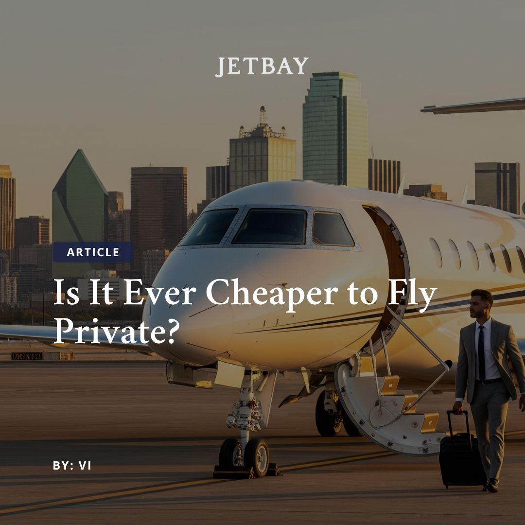 Is It Ever Cheaper to Fly Private in the US?