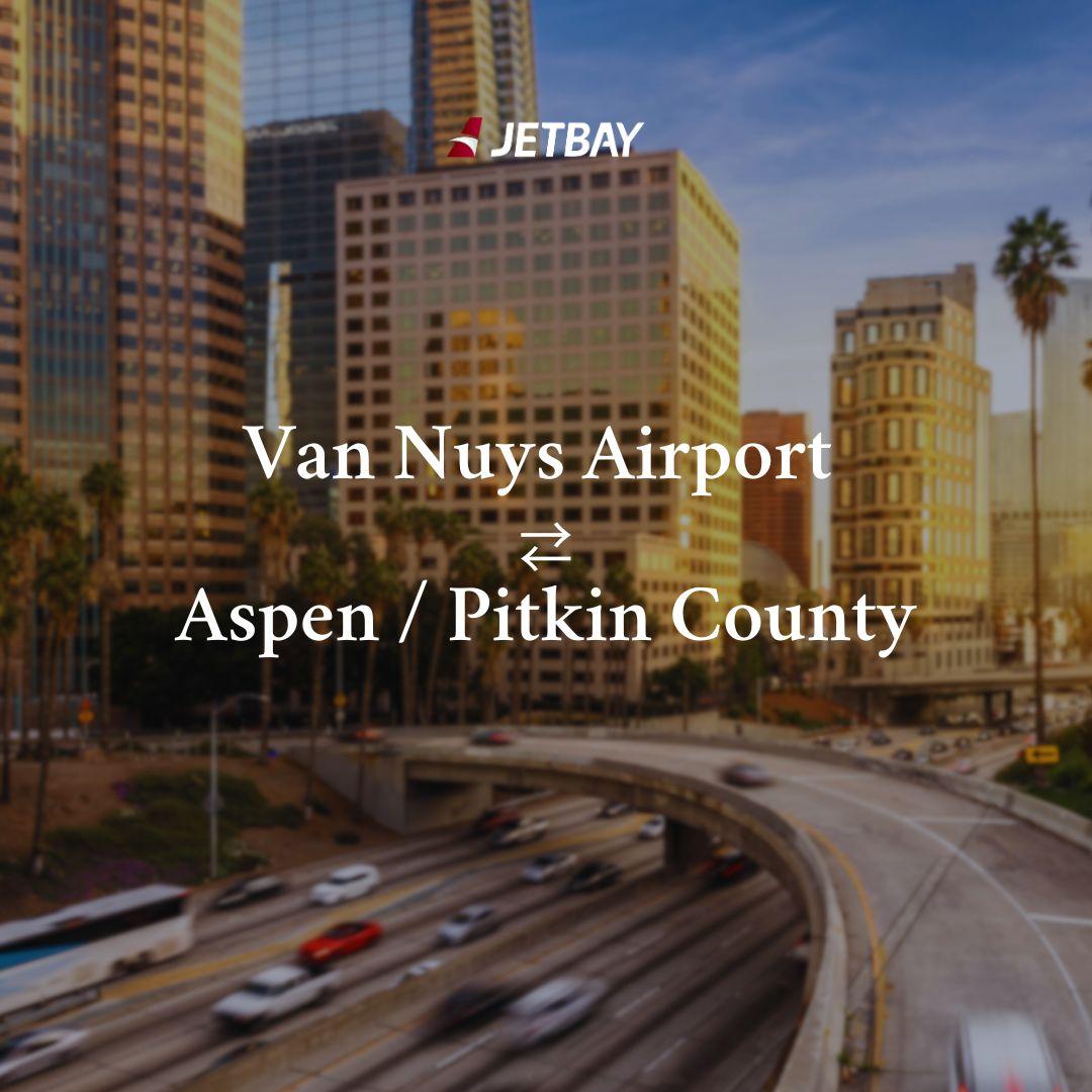 Private Jet Charter from Van Nuys to Aspen
