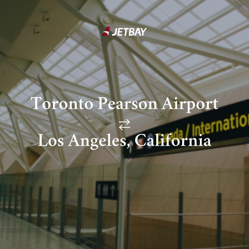 Private Jet from Toronto Pearson Airport to Los Angeles