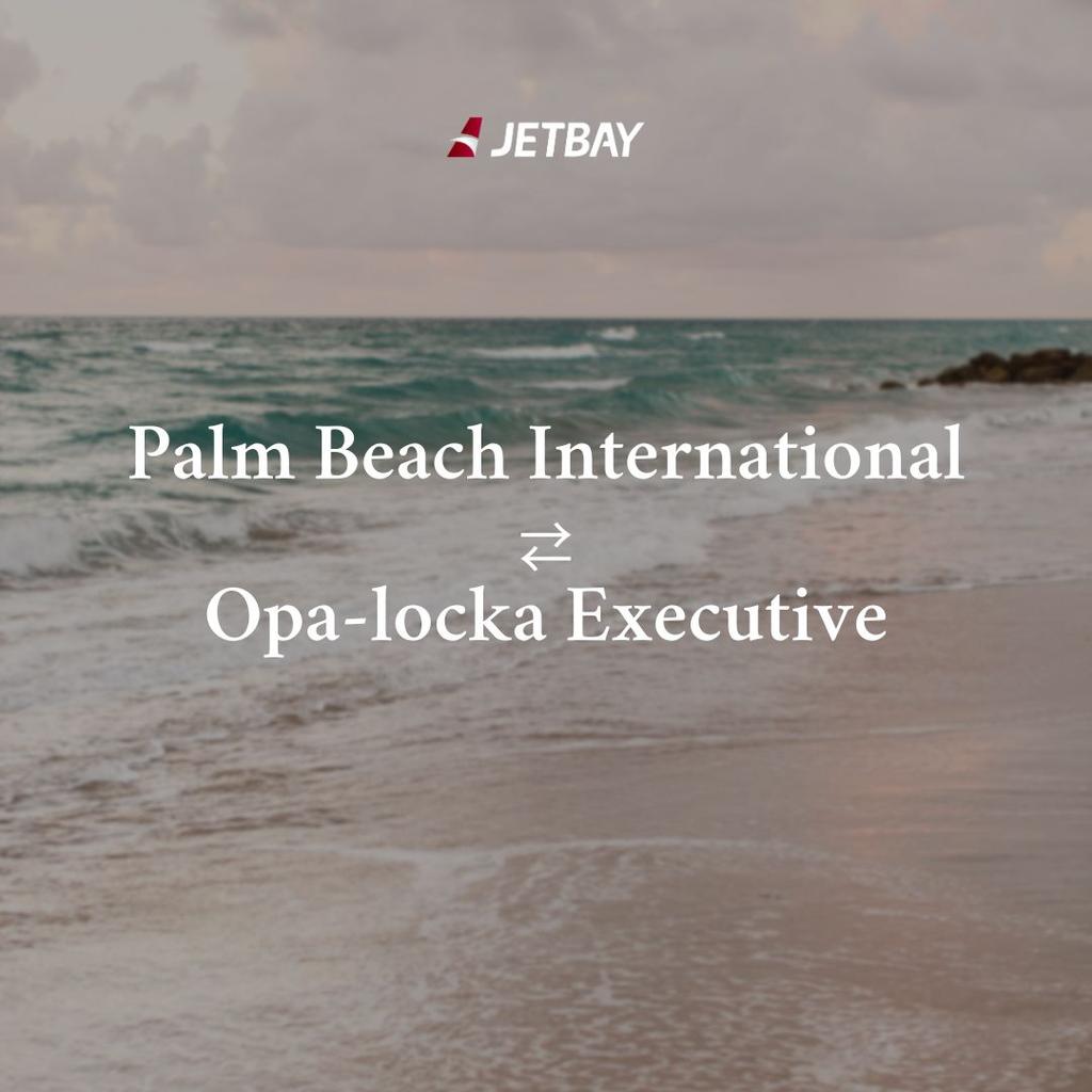 Private Jet from Palm Beach International to Opa-locka Executive