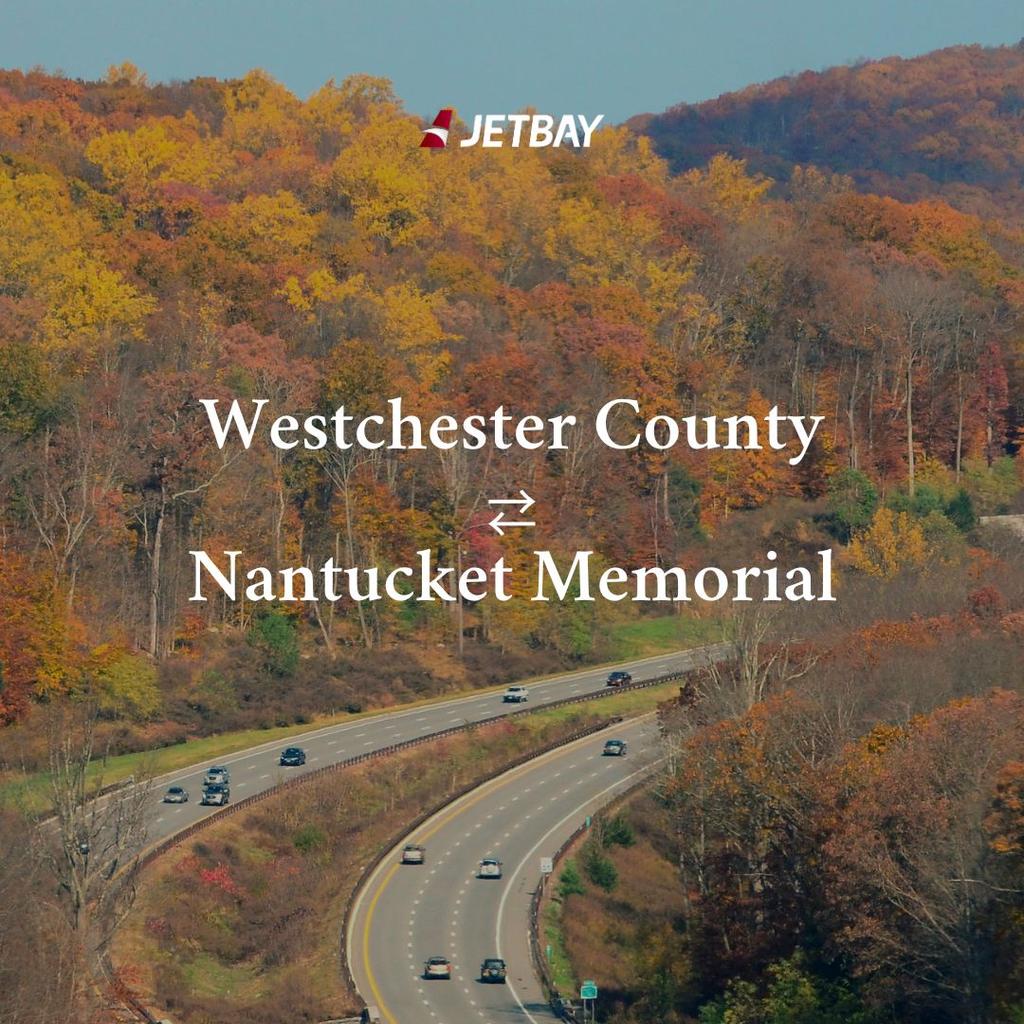 Private Jet from Westchester County to Nantucket Memorial