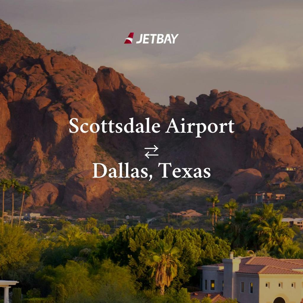 Private Jet from Scottsdale to Dallas