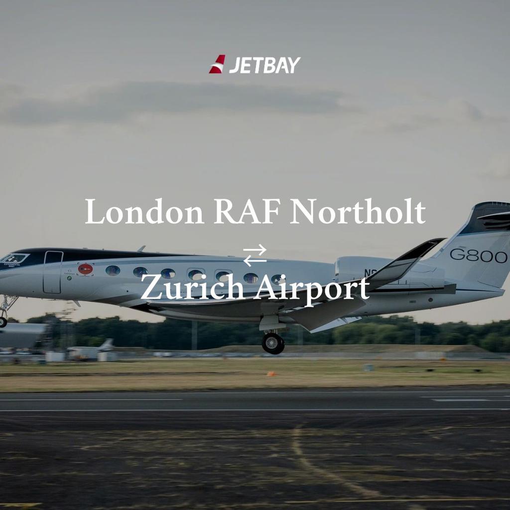 Private Jet from London RAF Northolt to Zurich (EGWU → LSZH)