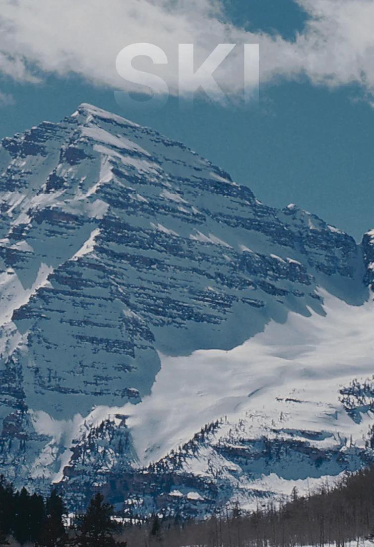 阿斯彭雪山峰峦与常青森林构成壮丽高山景观